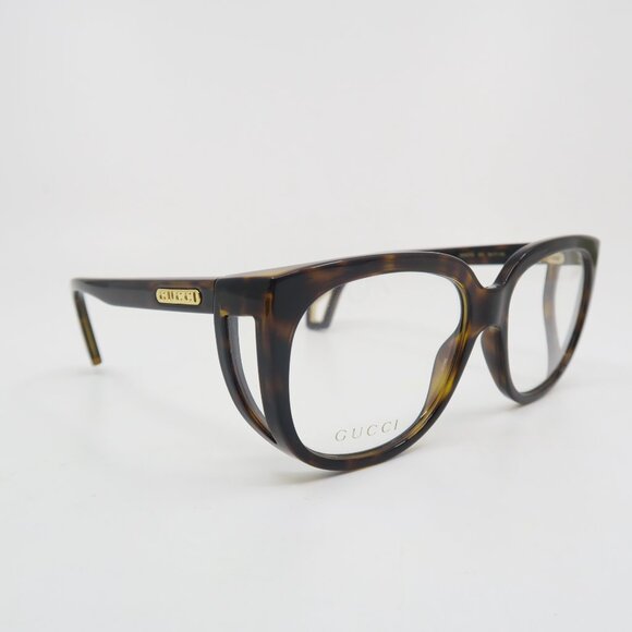 Gucci GG0470O 002 56mm Brown Tortoise Shell New Women's Eyeglasses Frames. - Picture 2 of 9